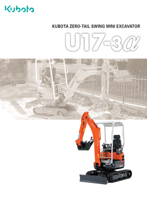 Minibagger Kubota U17-3