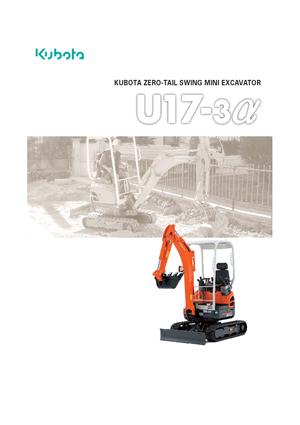 Minibagger Kubota U17-3