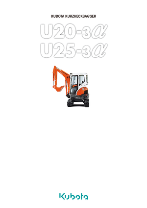 Minibagger Kubota U20-3α GL