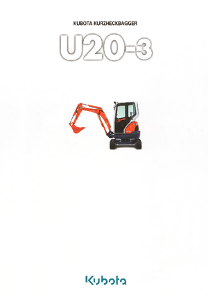 Minibagger Kubota U20-3α GL