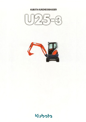 Minibagger Kubota U25-3α GL