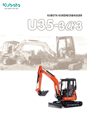 Minibagger Kubota U35-3α3