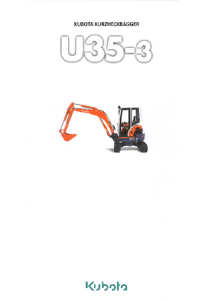 Minibagger Kubota U35-3 G