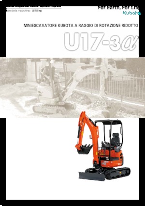 Minibagger Kubota U17-3a