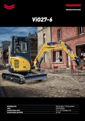Minibagger Yanmar VIO 27-6 CR