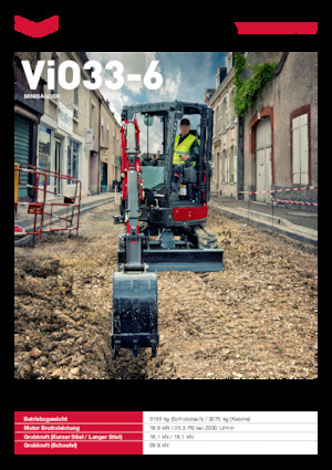 Minibagger Yanmar ViO33-6 