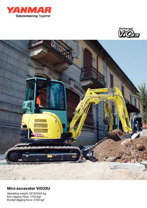 Minibagger Yanmar VIO 33 U