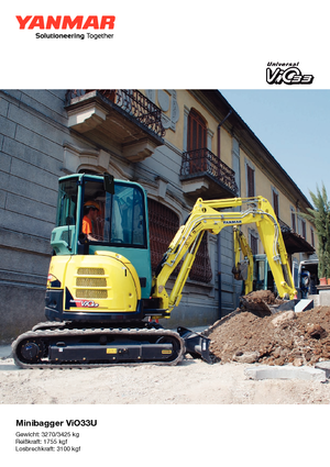 Minibagger Yanmar VIO 33 U
