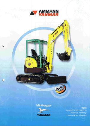 Minibagger Yanmar VIO 35