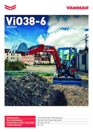 Minibagger Yanmar ViO38-6 