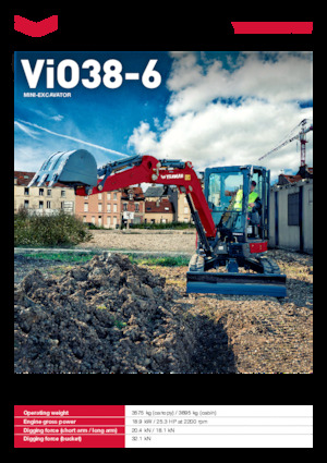 Minibagger Yanmar ViO38-6 