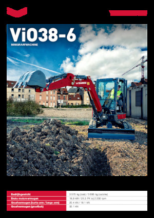 Minibagger Yanmar ViO38-6 