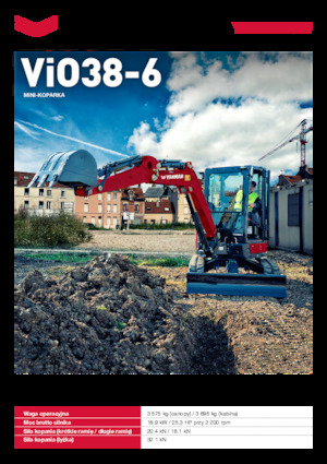 Minibagger Yanmar ViO38-6 