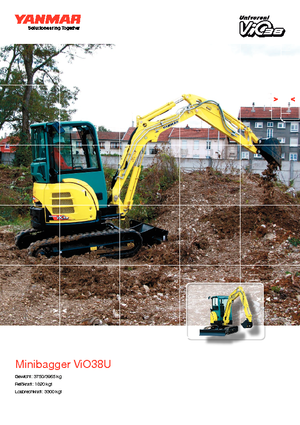 Minibagger Yanmar VIO 38 U