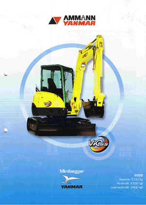 Minibagger Yanmar VIO 55