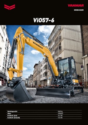 Minibagger Yanmar VIO 57-6 BCR
