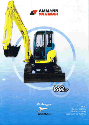 Minibagger Yanmar VIO 57 U