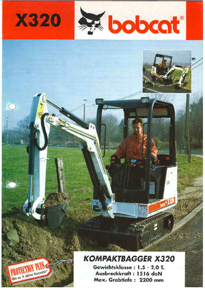 Minibagger Bobcat X 320