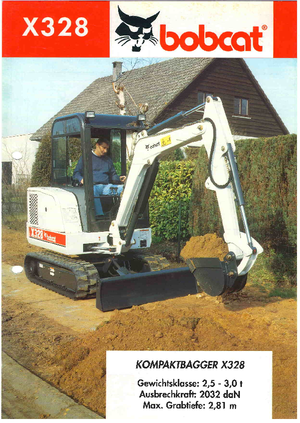Minibagger Bobcat X 328