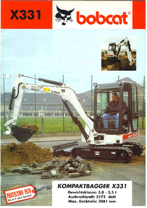 Minibagger Bobcat X 331