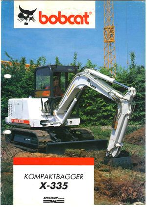 Minibagger Bobcat X 335