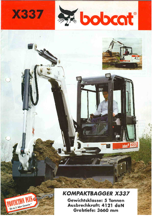 Minibagger Bobcat X 337