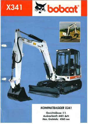Minibagger Bobcat X 341