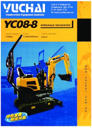 Minibagger Yuchai YC08-8