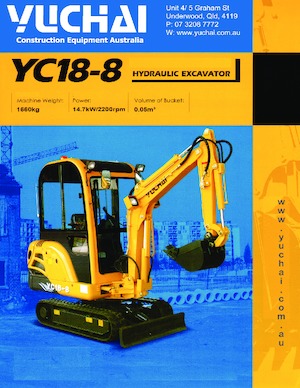 Minibagger Yuchai YC18-8