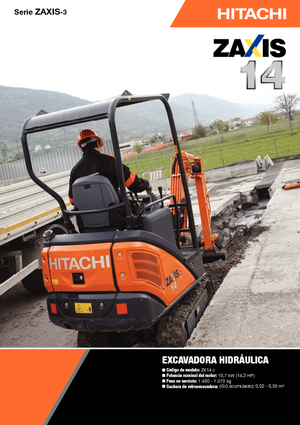 Minibagger Hitachi ZX 14-3