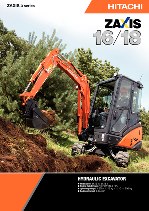 Minibagger Hitachi ZX 16-3