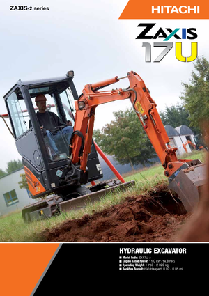 Minibagger Hitachi ZX 17 U-2