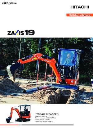 Minibagger Hitachi ZX19-5A