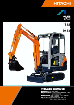 Minibagger Hitachi ZX 18