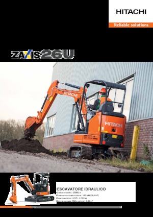 Minibagger Hitachi ZX26U-5