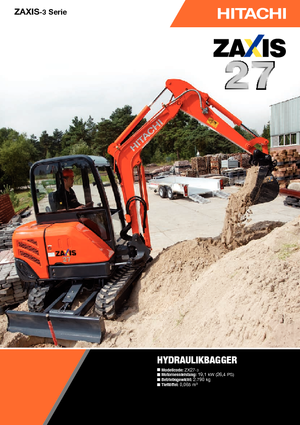 Minibagger Hitachi ZX 27-3
