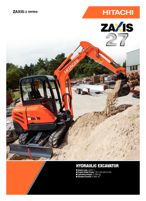 Minibagger Hitachi ZX 27-3