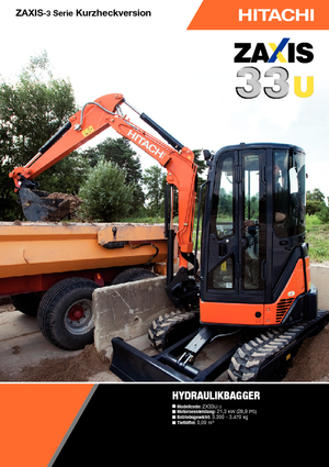 Minibagger Hitachi ZX 33 U 3