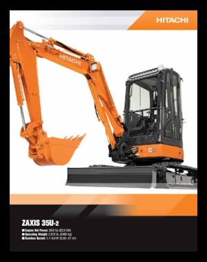 Minibagger Hitachi ZX 35