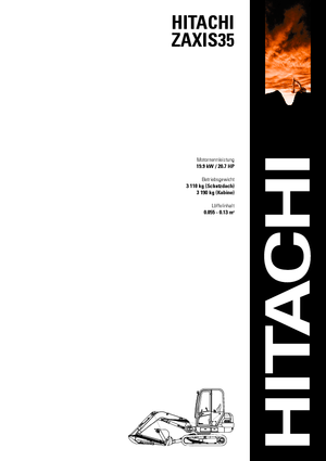 Minibagger Hitachi ZX 35 U-2