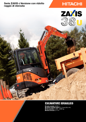 Minibagger Hitachi ZX 38 U 3