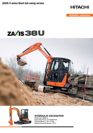 Minibagger Hitachi ZX38U-5A