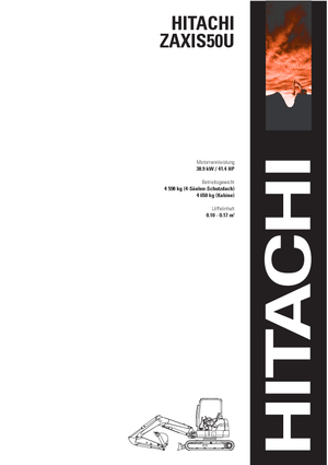 Minibagger Hitachi ZX 50 U