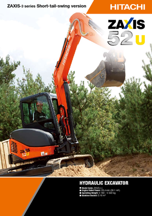 Minibagger Hitachi ZX 52 U 3