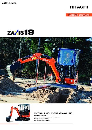 Minibagger Hitachi ZX19-5A