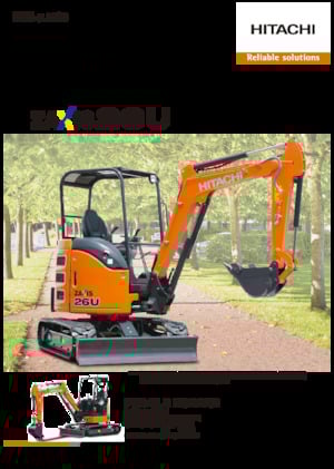 Minibagger Hitachi ZX26U-5A