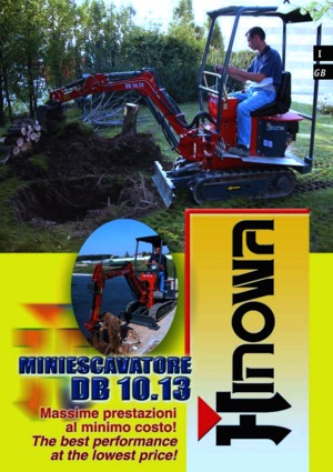 Minibagger Hinowa DB 10.13