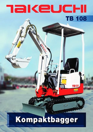 Minibagger Takeuchi TB 108 Hybrid