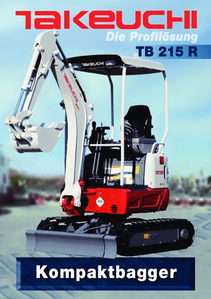 Minibagger Takeuchi TB 215 R
