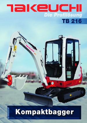 Minibagger Takeuchi TB216S